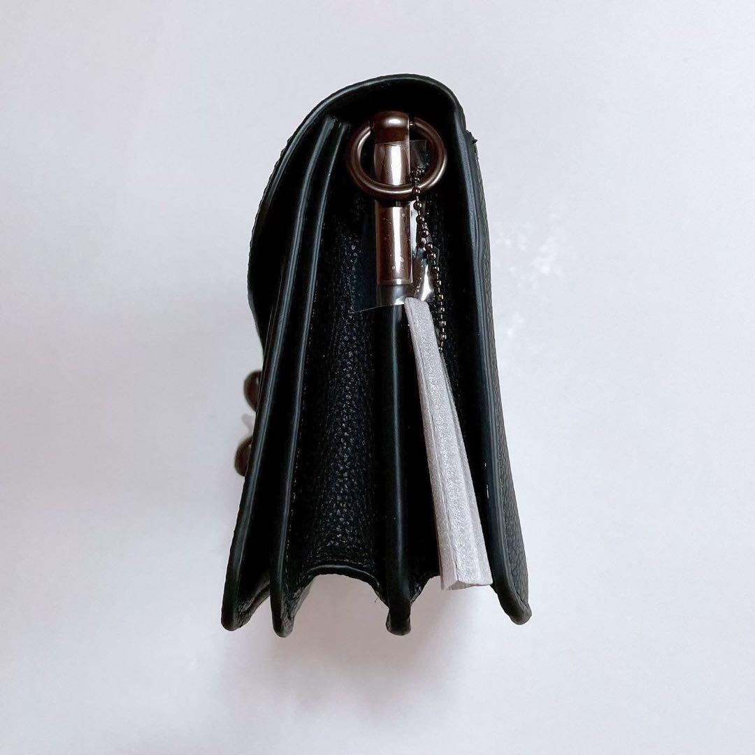 COACHタビー ショルダーバッグ ブラック 金具 ハンドバッグ 2WAY