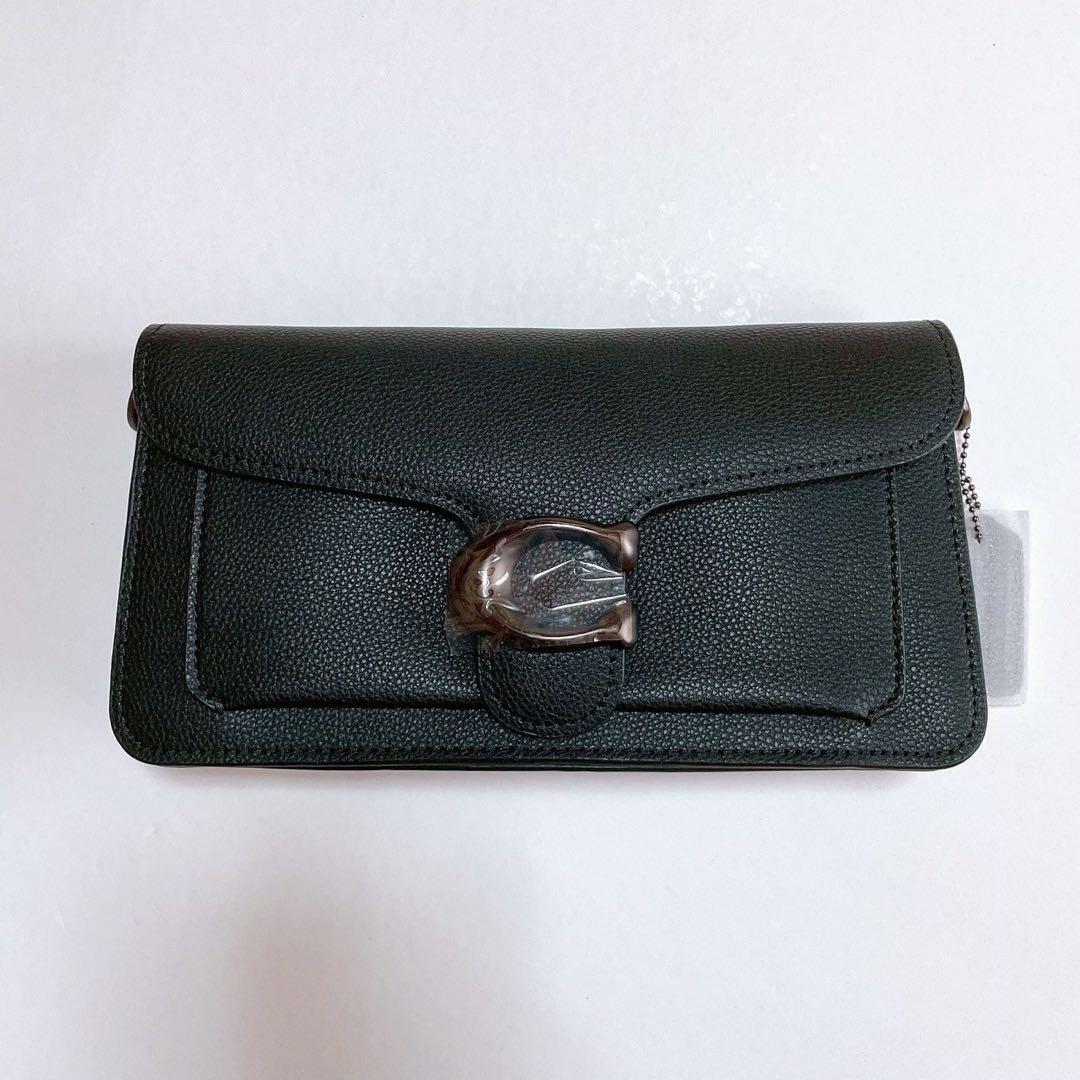 COACHタビー ショルダーバッグ ブラック 金具 ハンドバッグ 2WAY