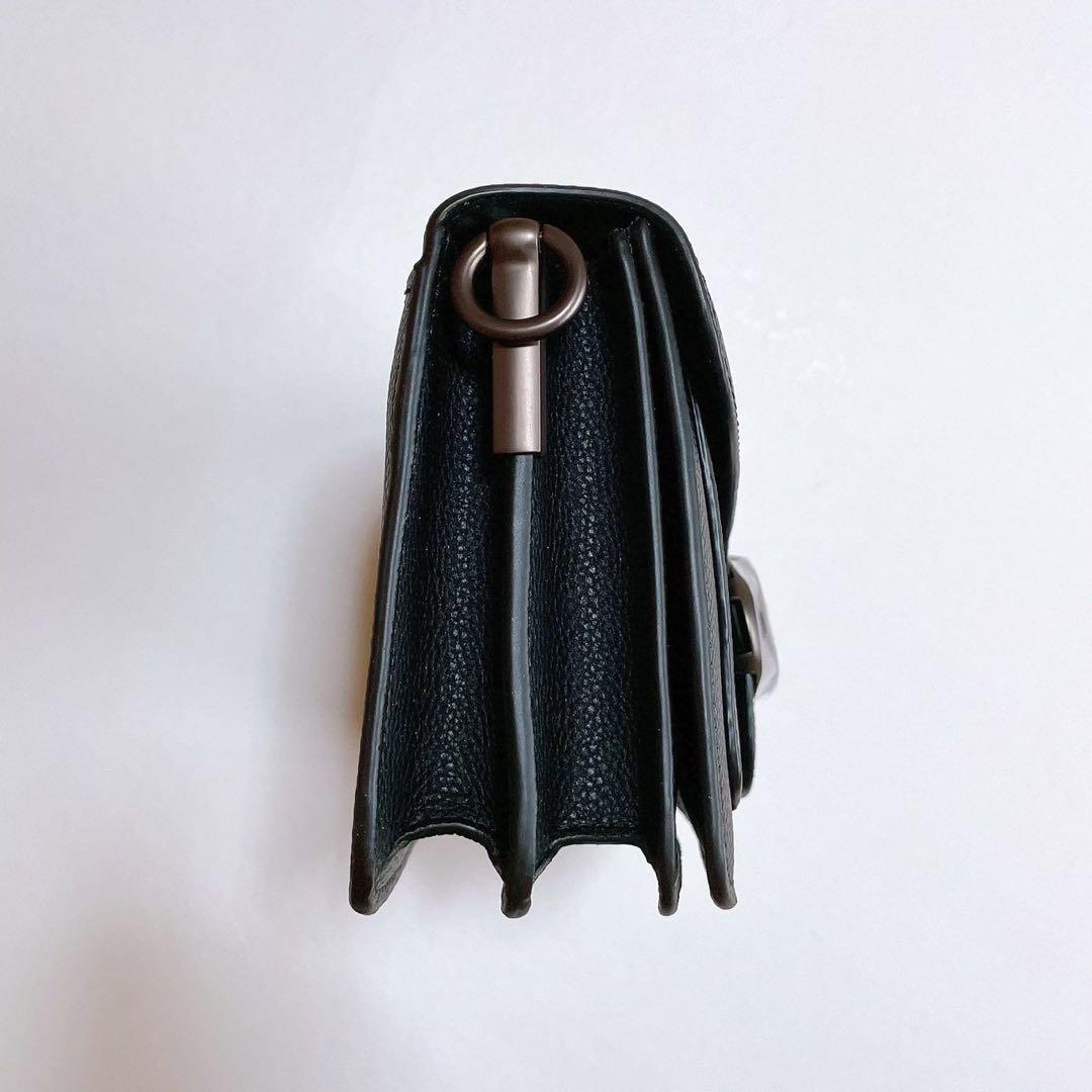 COACHタビー ショルダーバッグ ブラック 金具 ハンドバッグ 2WAY