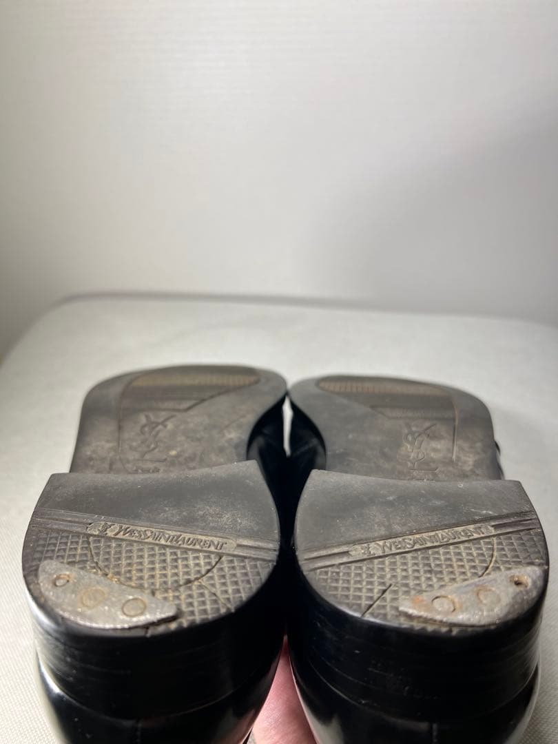 【美品/レア】Yves Saint Laurent ブラック タッセルローファー