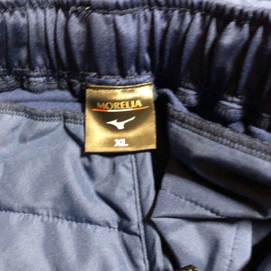 Mizuno ミズノ　モレリア　ウォーマー　ネイビー　上下セットXL美品