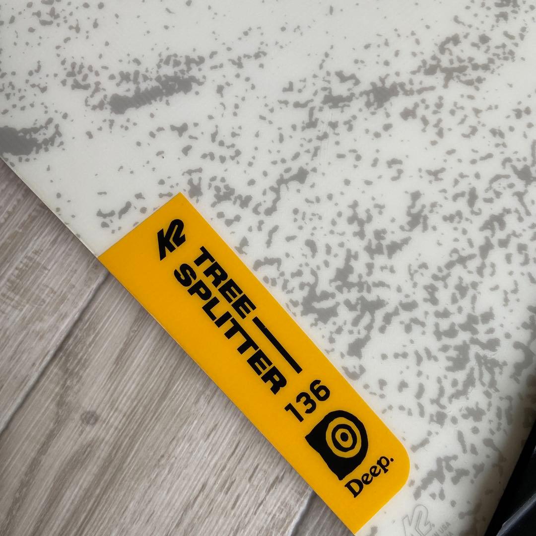 K2雪板ツリースプリッター136オレンジグラデーション　数回使用