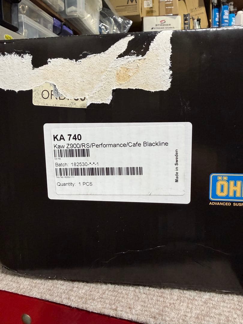 z900rs OHLINS Blackline オーリンズ モトコルセ