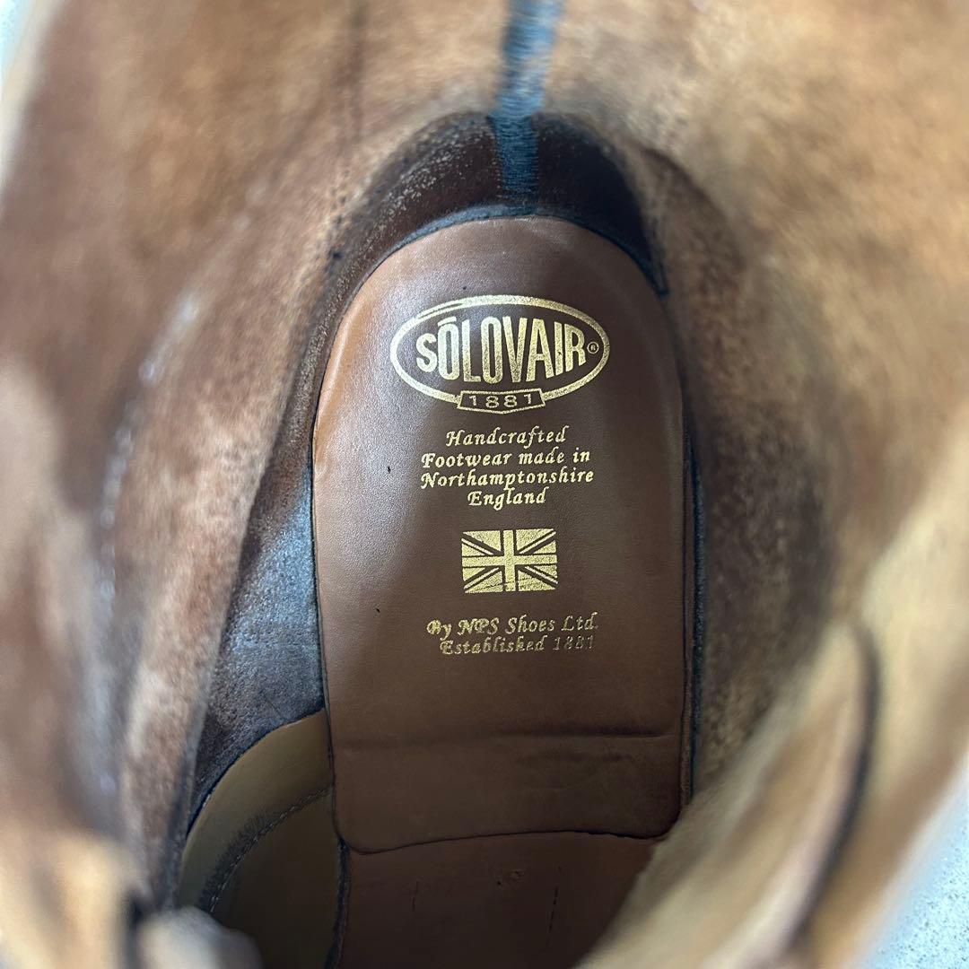 SOLOVAIR 6 EYE DERBY BOOTS UK10 英国製