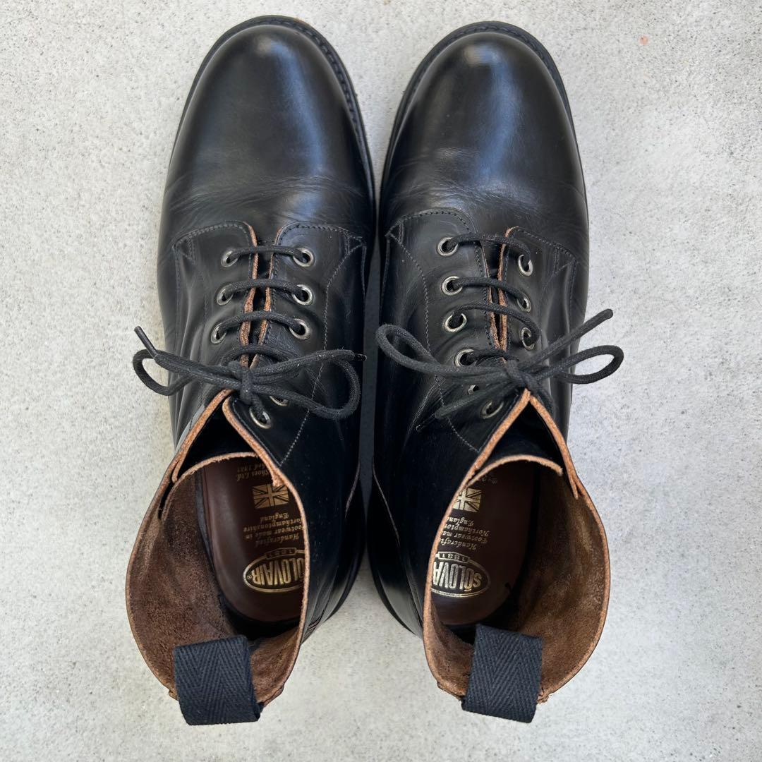 SOLOVAIR 6 EYE DERBY BOOTS UK10 英国製