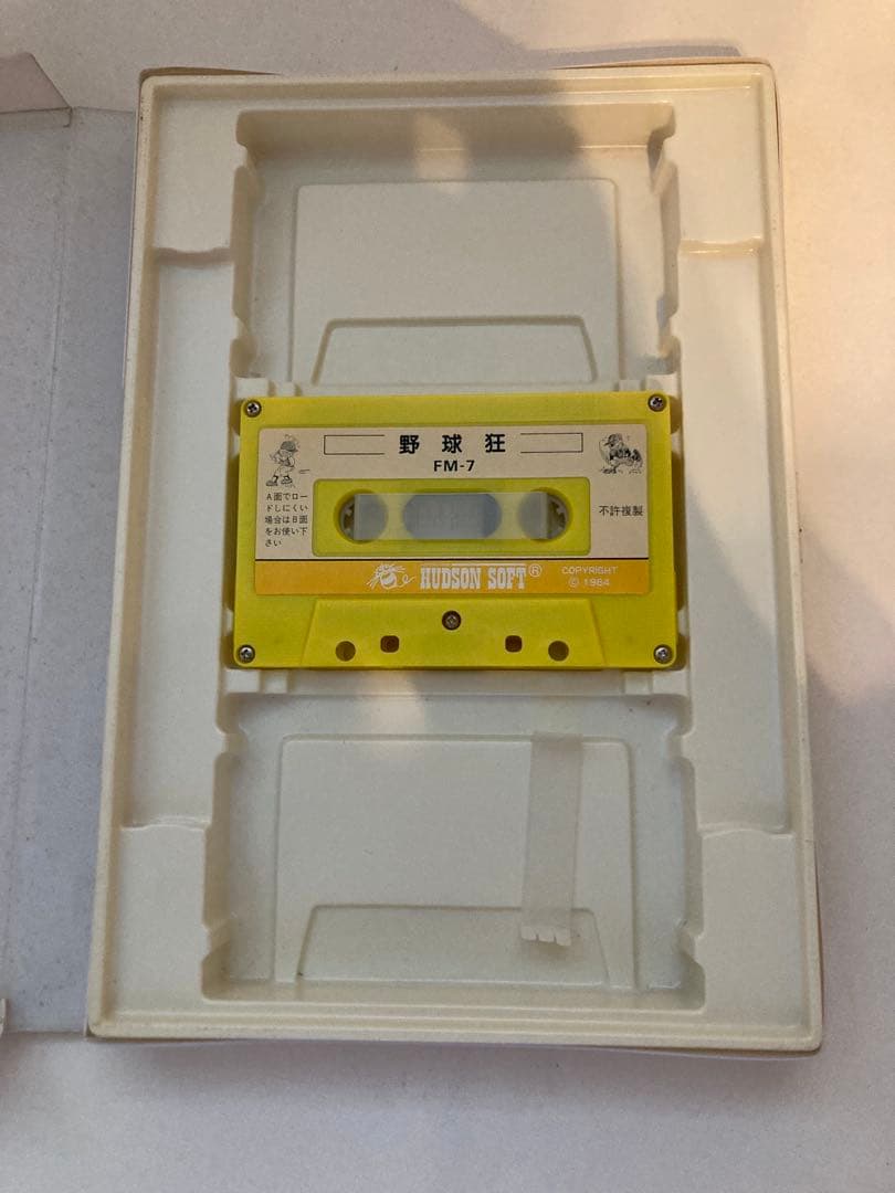 富士通FM-7シリーズ 野球狂 ガイドブック付き