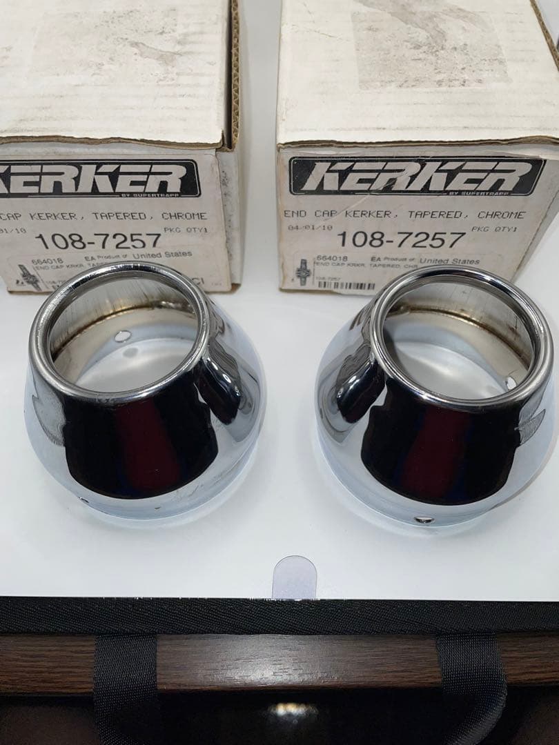 カーカーマフラー用エンドキャップ　テーパード　2個セット