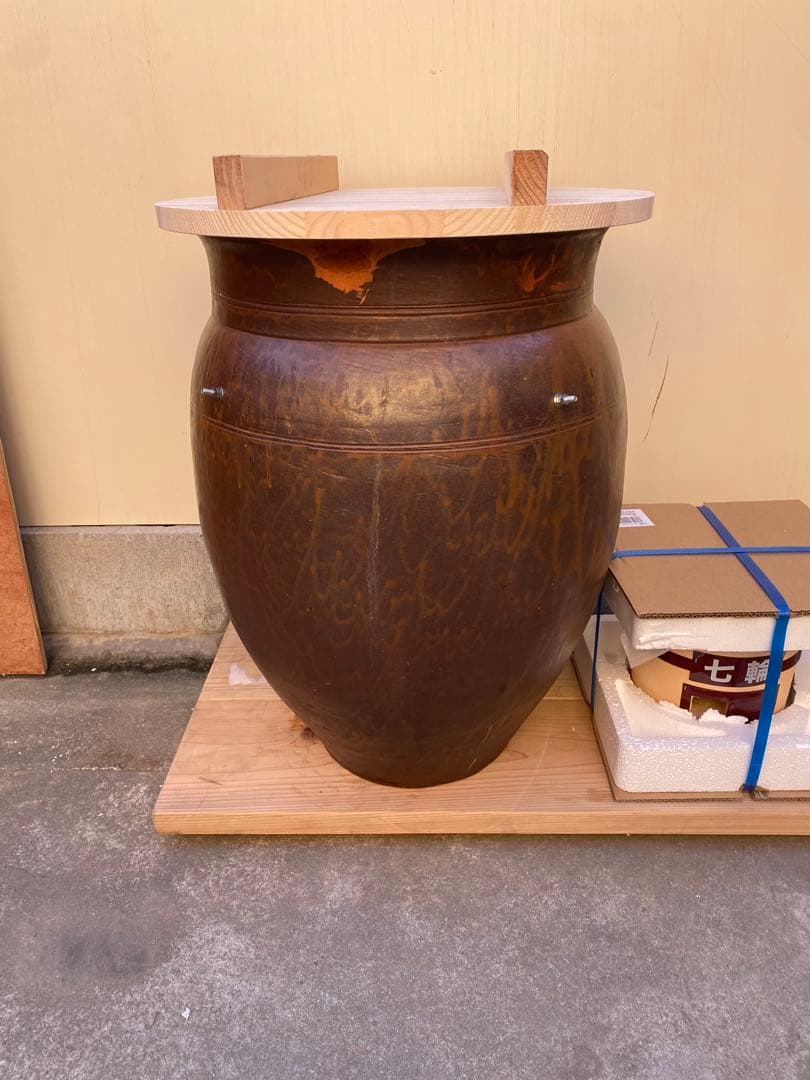 本格壺焼き芋の壺　フルセット　カケあり