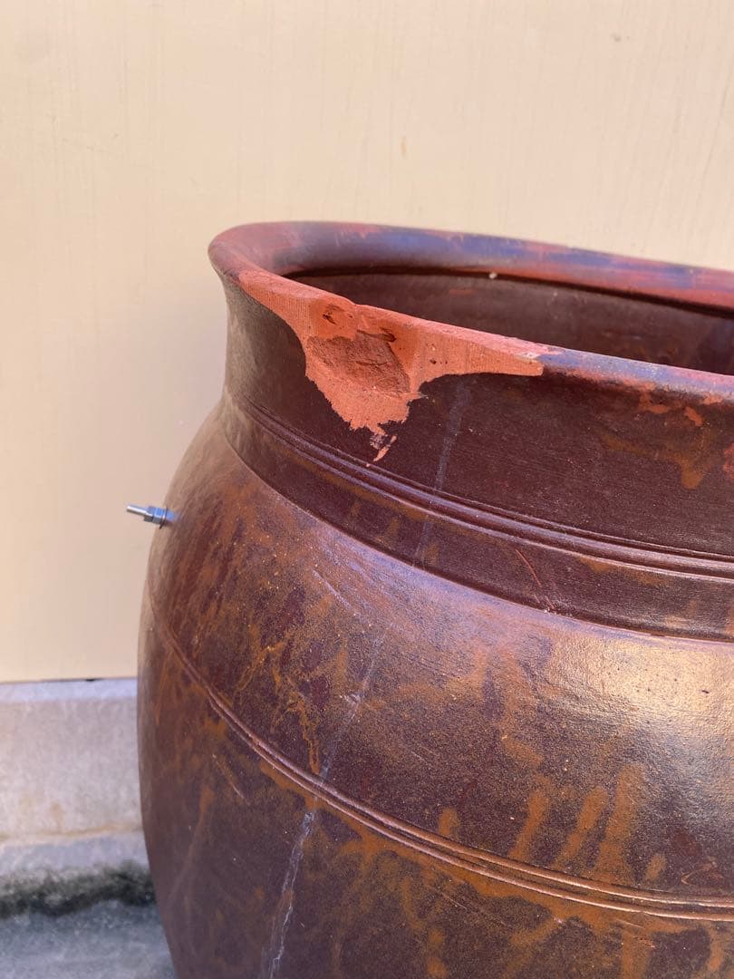 本格壺焼き芋の壺　フルセット　カケあり