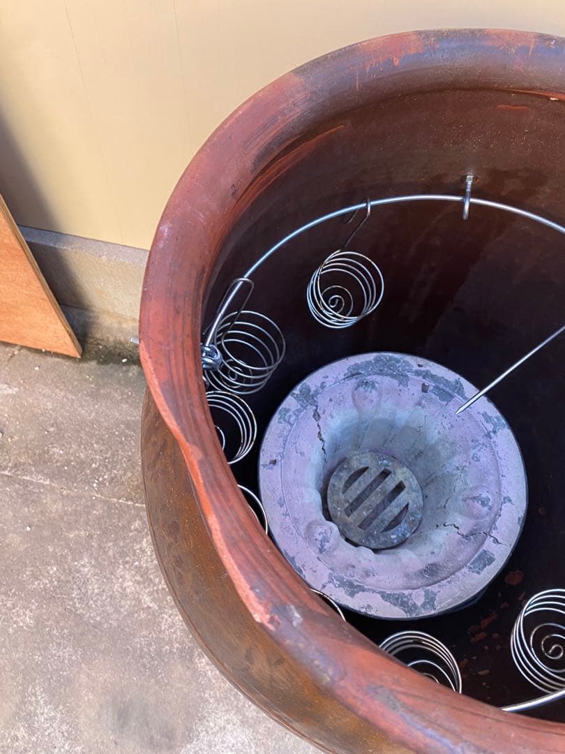 本格壺焼き芋の壺　フルセット　カケあり