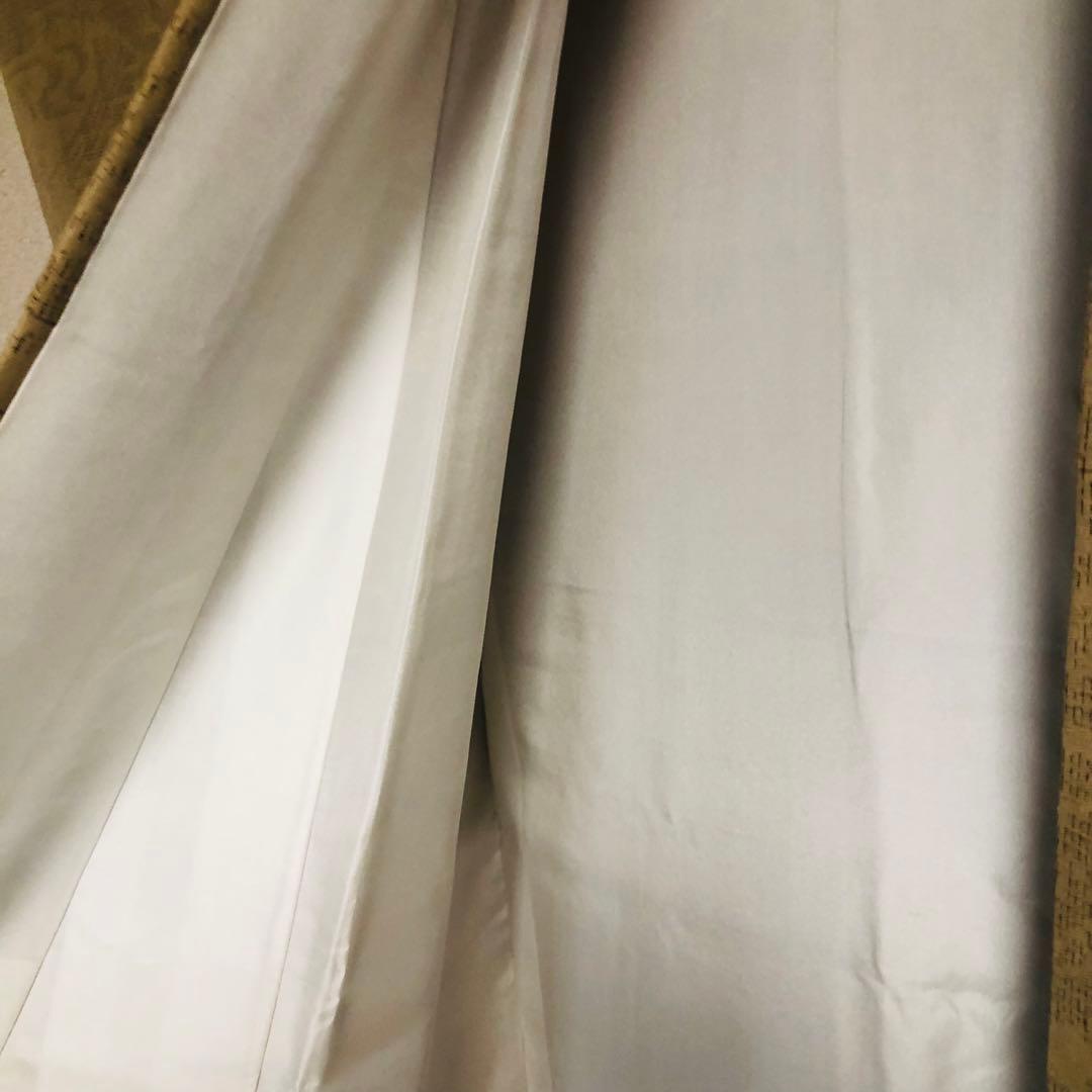 【未使用　トールサイズ】結城紬　奥順 練　御所解　袷　裄丈71.5 身丈169