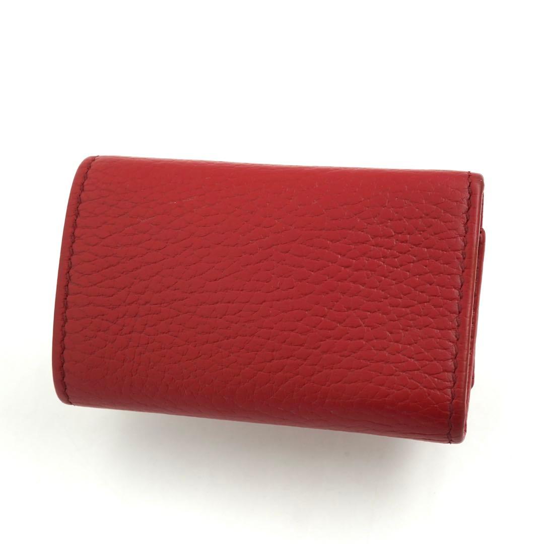 ✨専用✨　GUCCI キーケース　キーリング　マーモン　6連　GG レッド