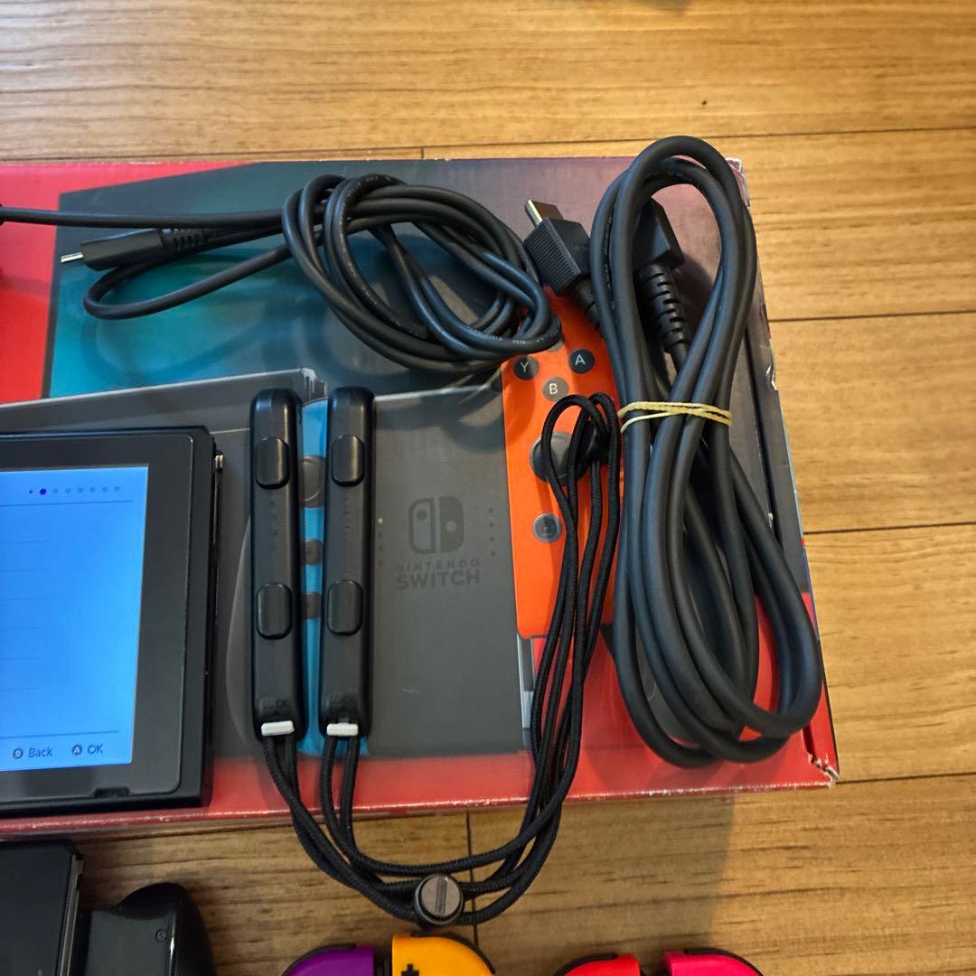 ダ*キ様 Nintendo Switch 本体 カラージョイコン付き