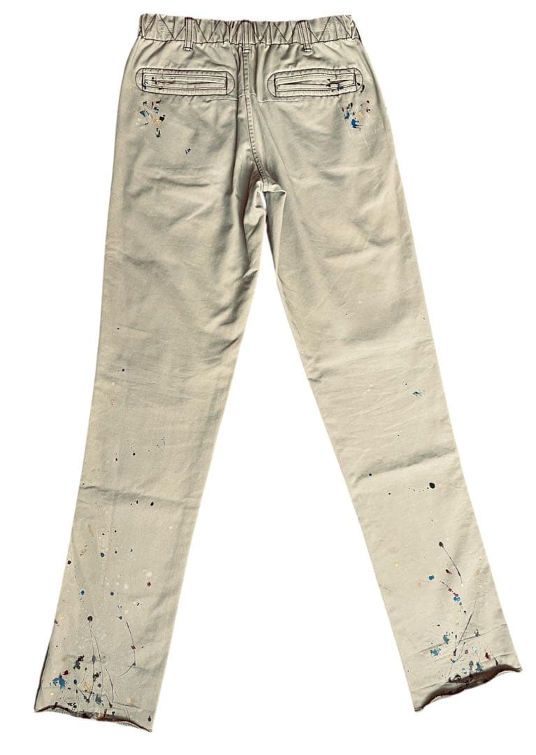 ナンバーナイン 08AW ペンキ加工チノ ポートランド期 キムタク 木村拓哉着