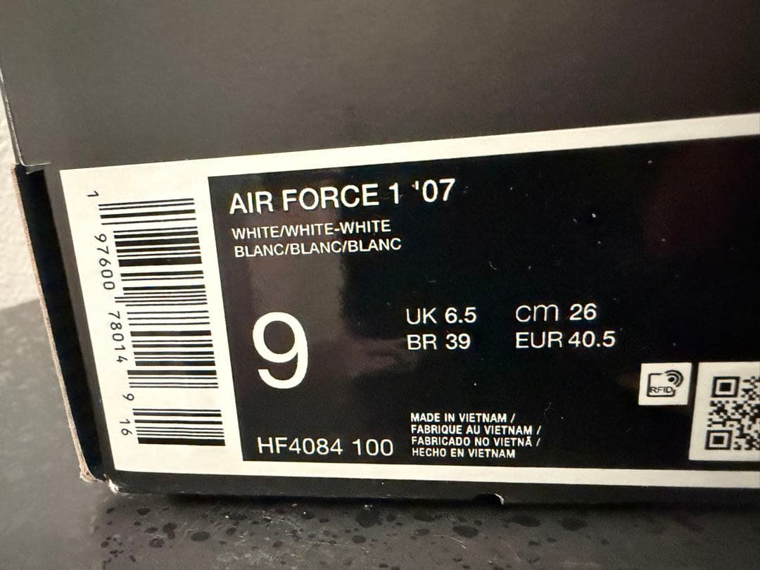 A ma maniere Air Force 1 ホワイト 26センチ