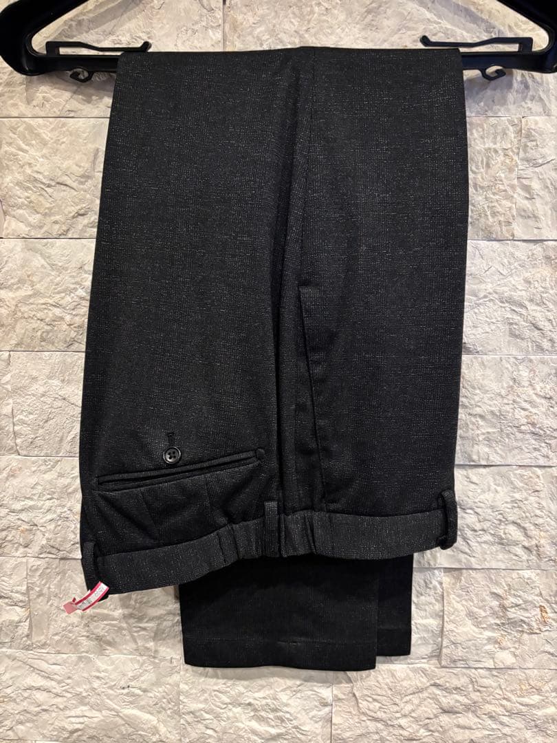 美品 秋物 Barneys New York セットアップ ブラック サイズ50