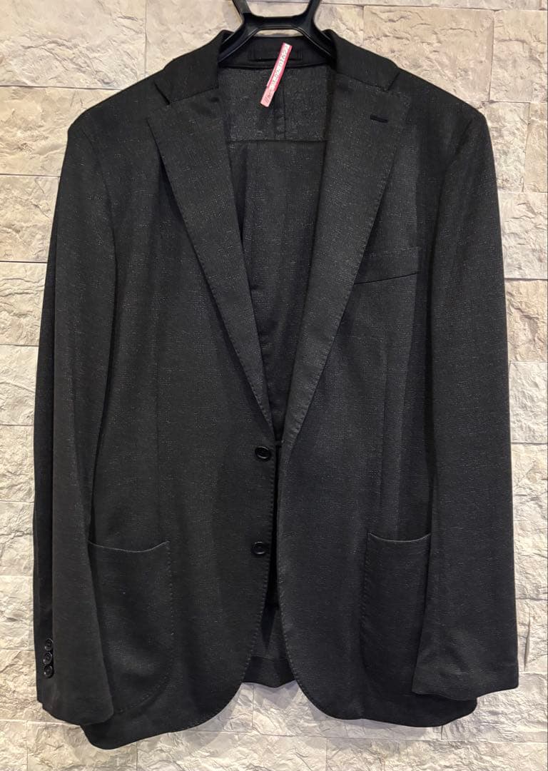 美品 秋物 Barneys New York セットアップ ブラック サイズ50