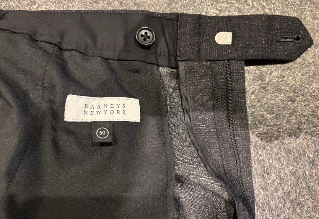 美品 秋物 Barneys New York セットアップ ブラック サイズ50