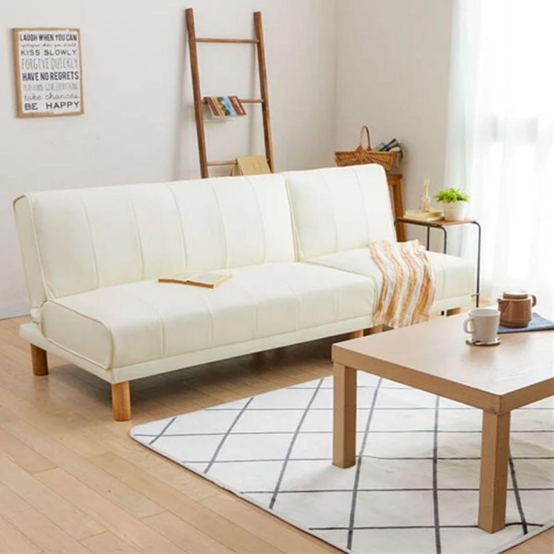 ローソファ　カウチソファ　オットマン　コーナーソファ　3人掛け