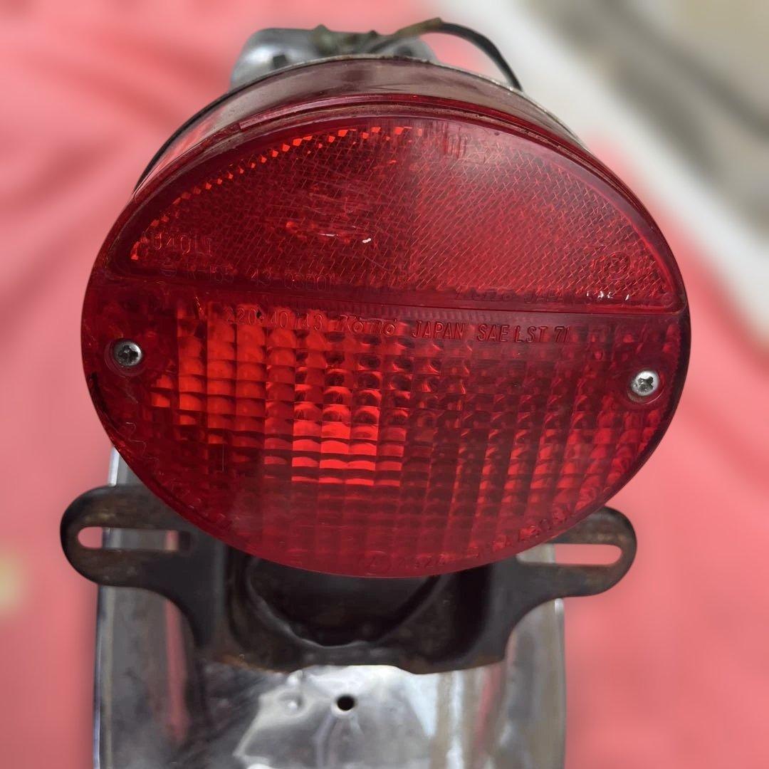 Z1 Z2 純正　リアフェンダー　テールランプ付き　ヤレ　18