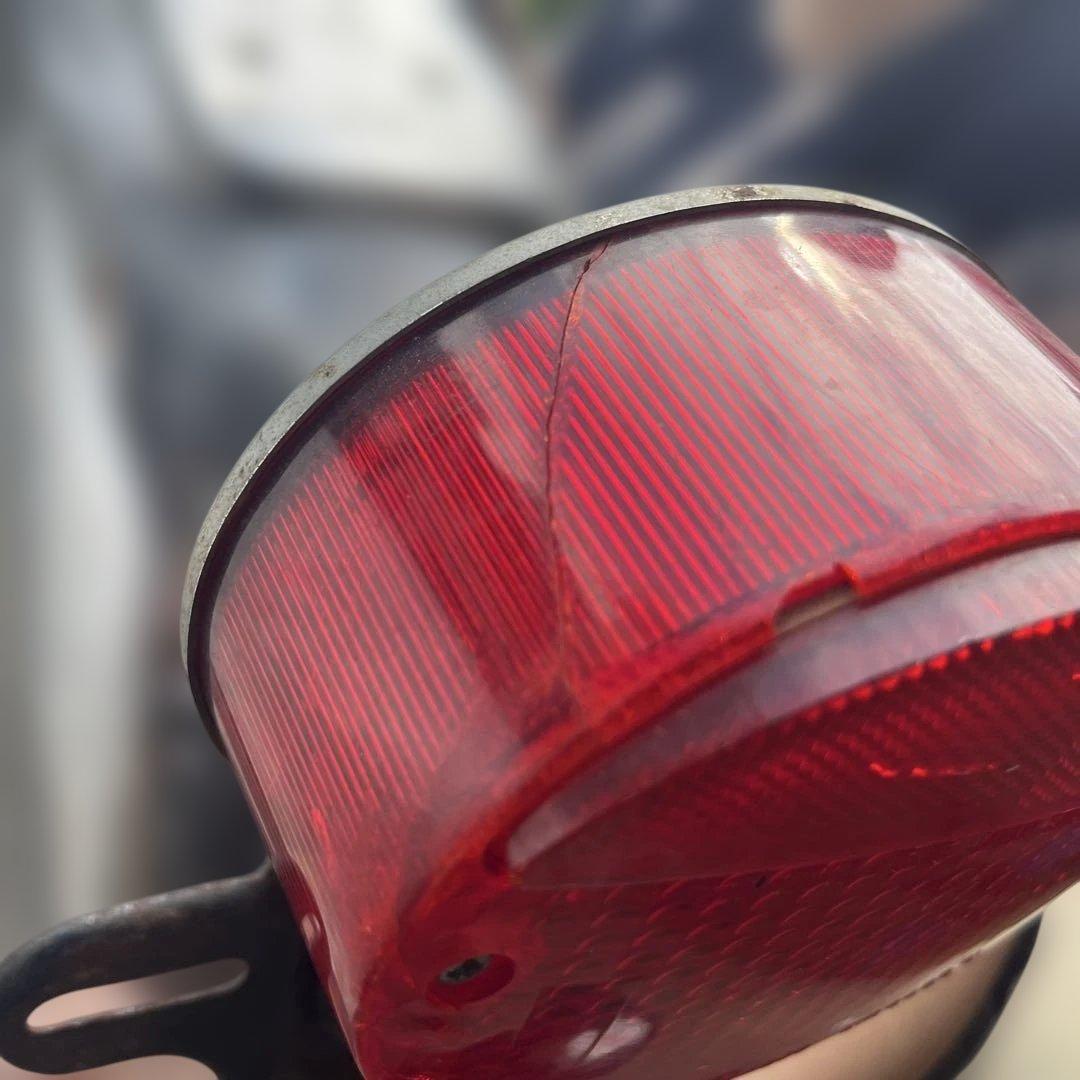 Z1 Z2 純正　リアフェンダー　テールランプ付き　ヤレ　18