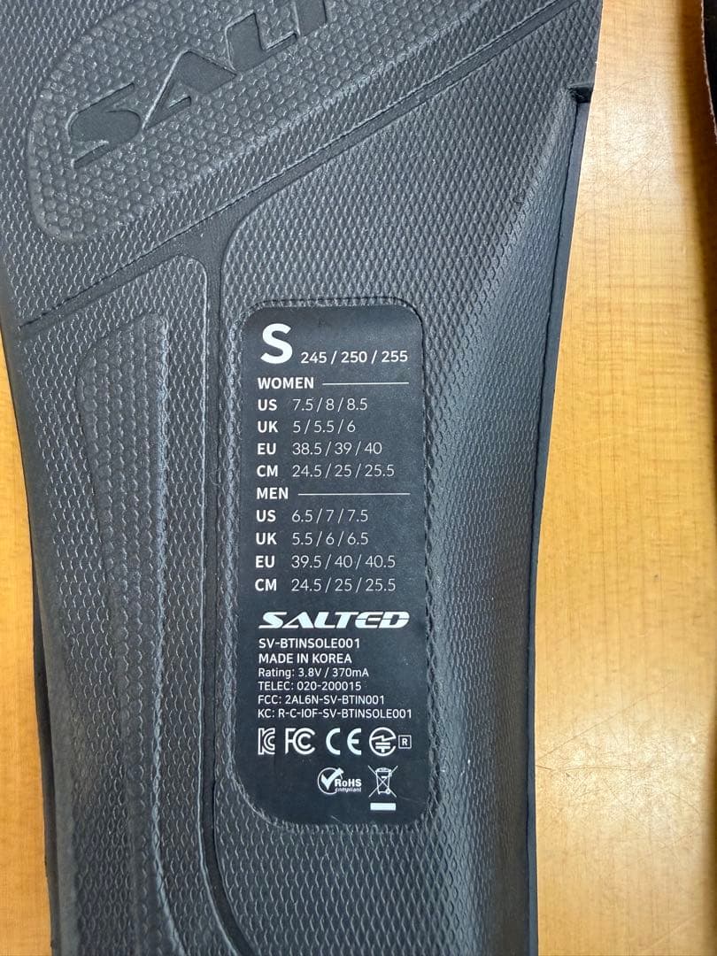 SALTED SMART INSOLE　インソース　Sサイズ