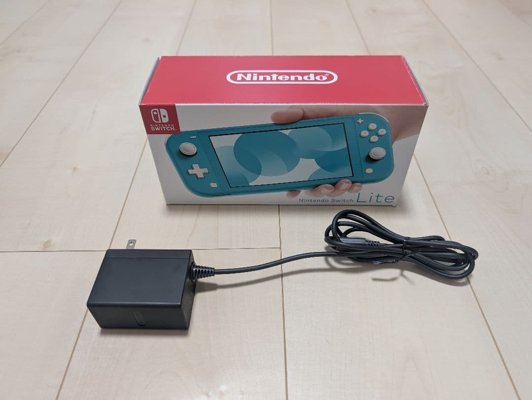 Nintendo Switch Lite ターコイズブルー 【本体+充電器+箱】