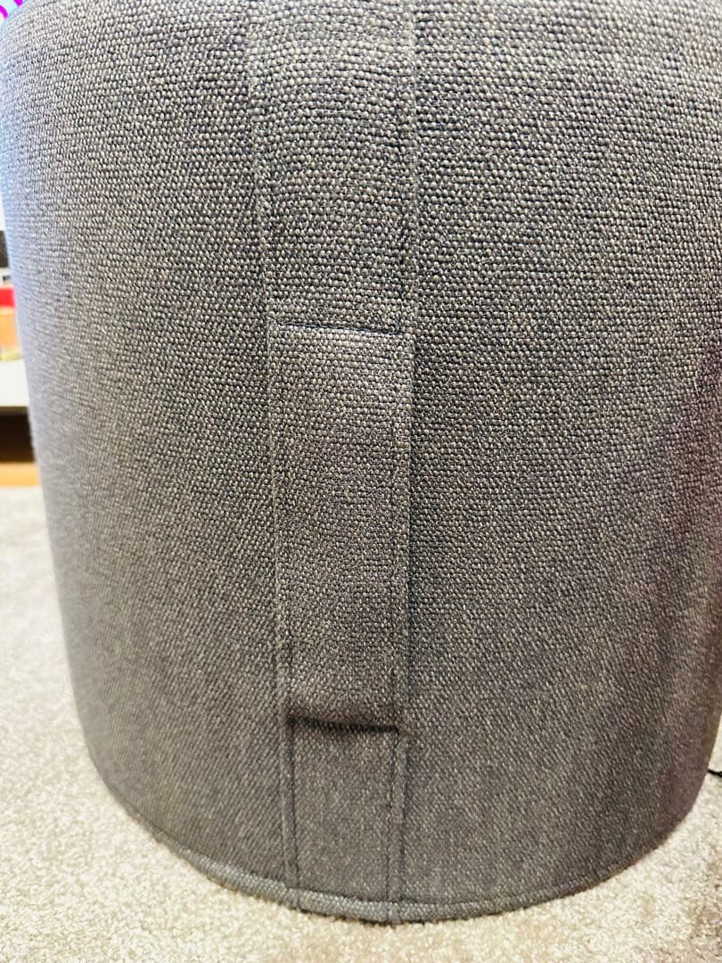 ACTUS アクタス　グレー ファブリック スツール 収納ボックス