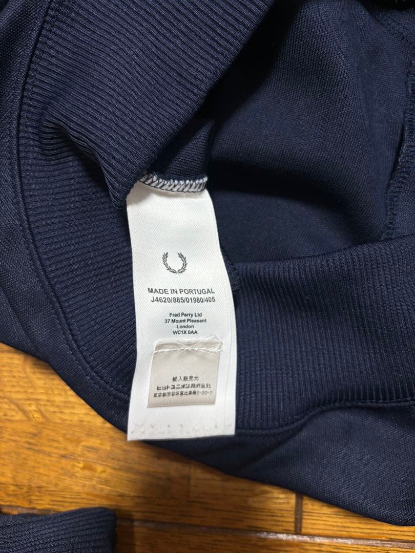 FRED PERRY ネイビー トラックジャケット