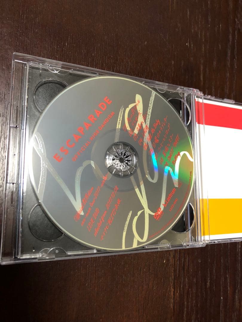 初回限定盤DVD付き 帯付き エスカパレード Official髭男dism