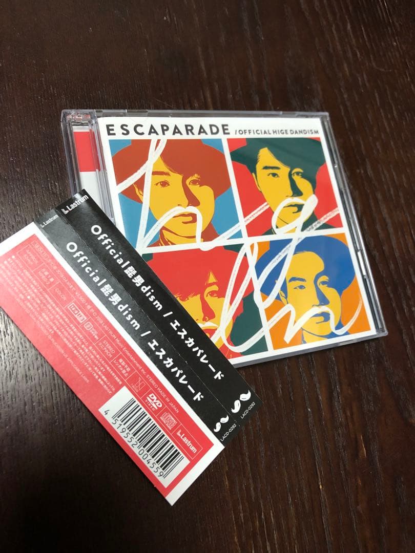 初回限定盤DVD付き 帯付き エスカパレード Official髭男dism