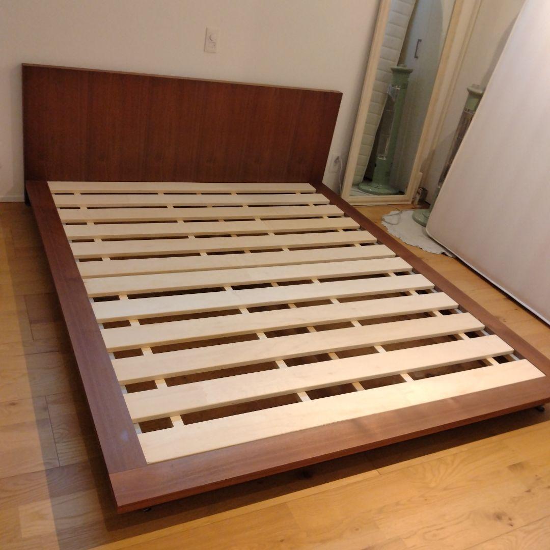 アクタス FBベッド ウォールナット クイーン 美品