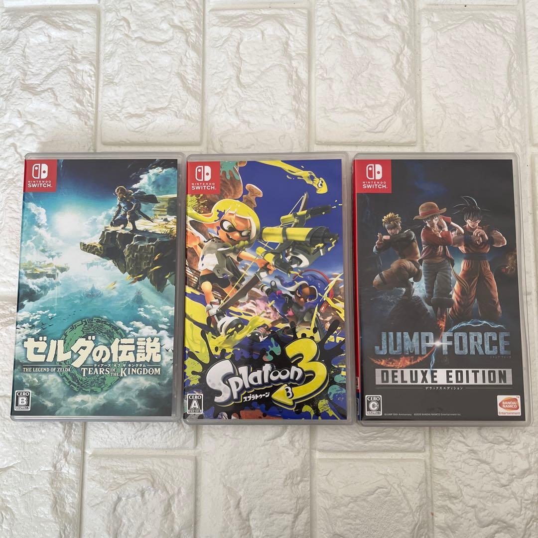 スプラトゥーン3 JUMP FORCE ゼルダの伝説 3点セット