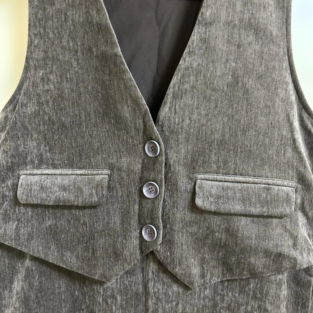 【CYAN TOKYOシアントーキョー）】スラブモール コンビベスト サロペット