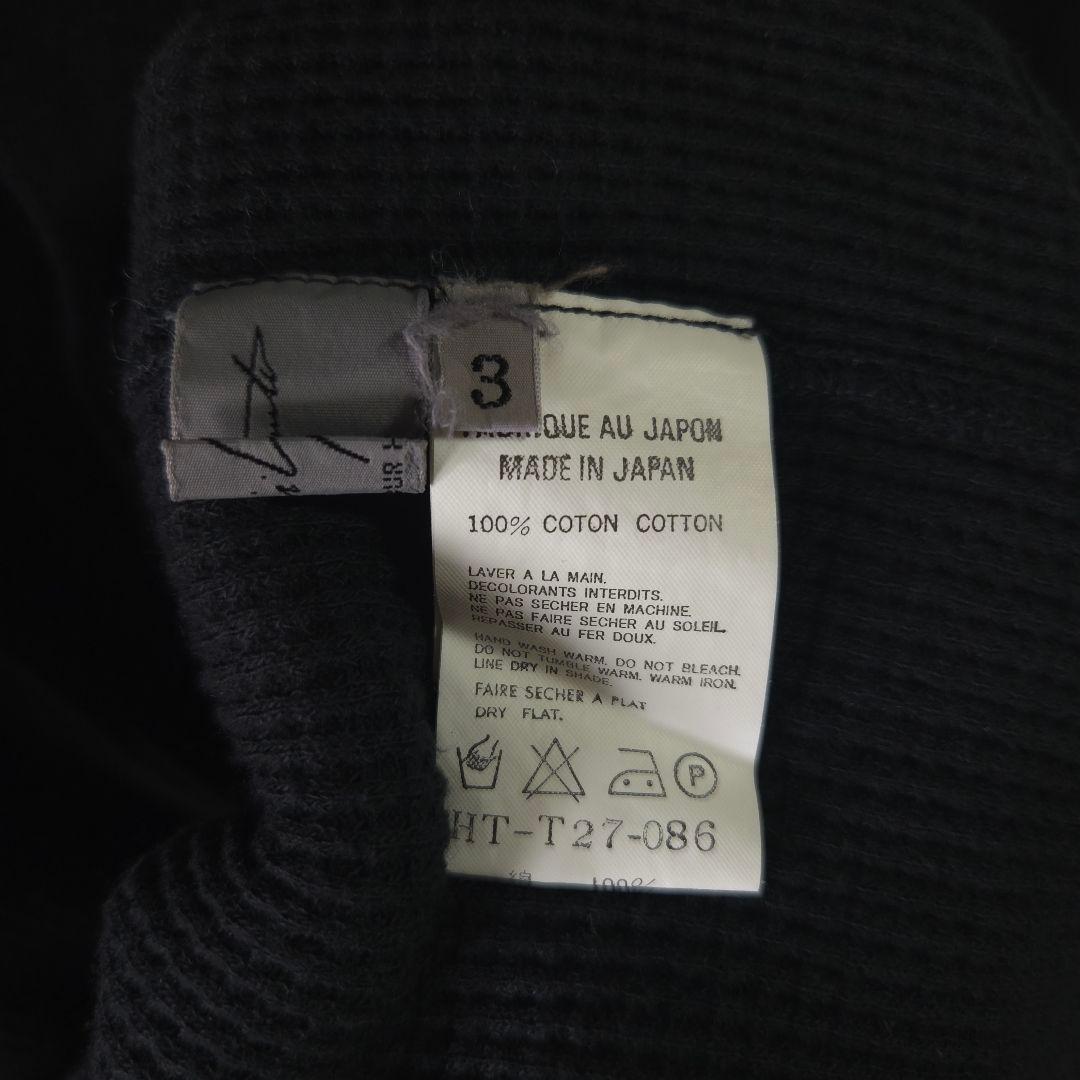 00aw Yohji Yamamoto Pour homme ワッフルカットソー