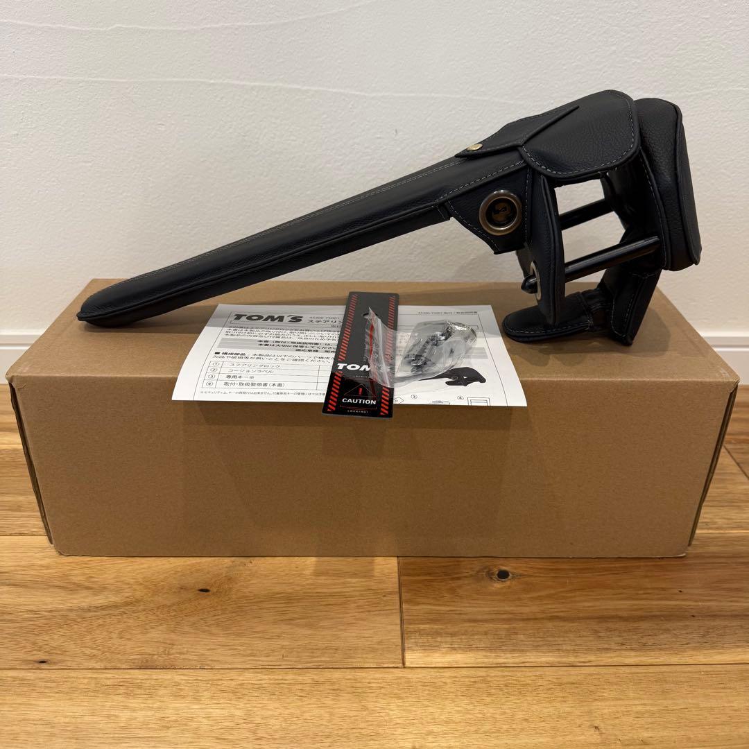 極美品 アルファード ヴェルファイア 40 Tom's ステアリングロック