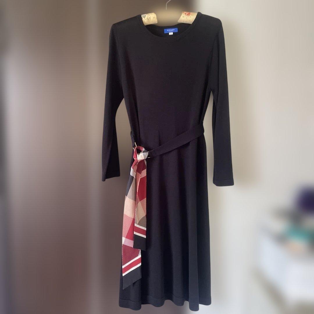 BLUE LABEL CRESTBRIDGE ブラックワンピース 38