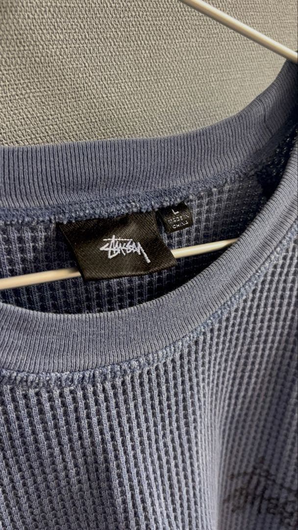 stussy thermal サーマル ロンT 長袖