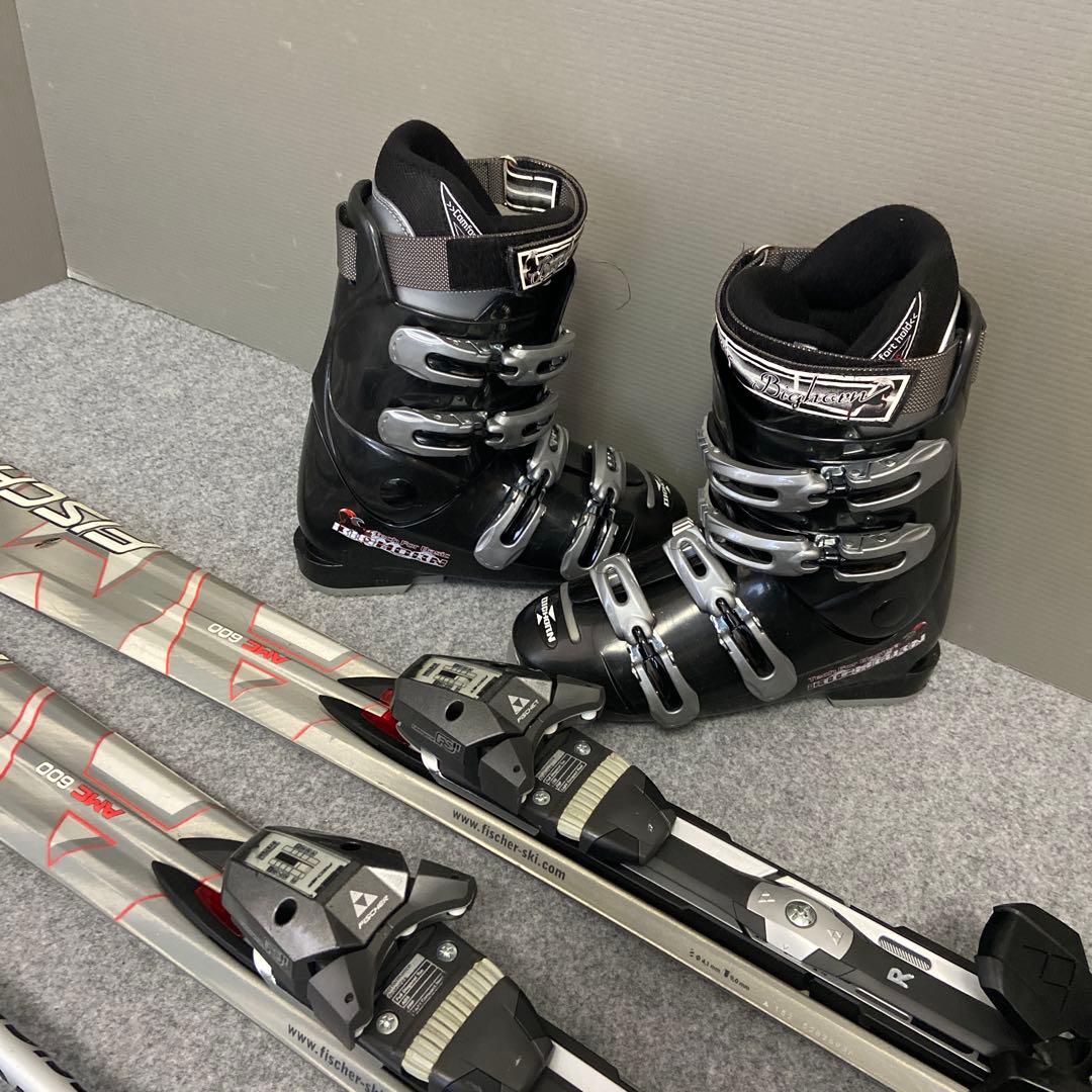 ★メンテナンス済　大人スキーセット　板152cm ブーツ 25-25.5cm