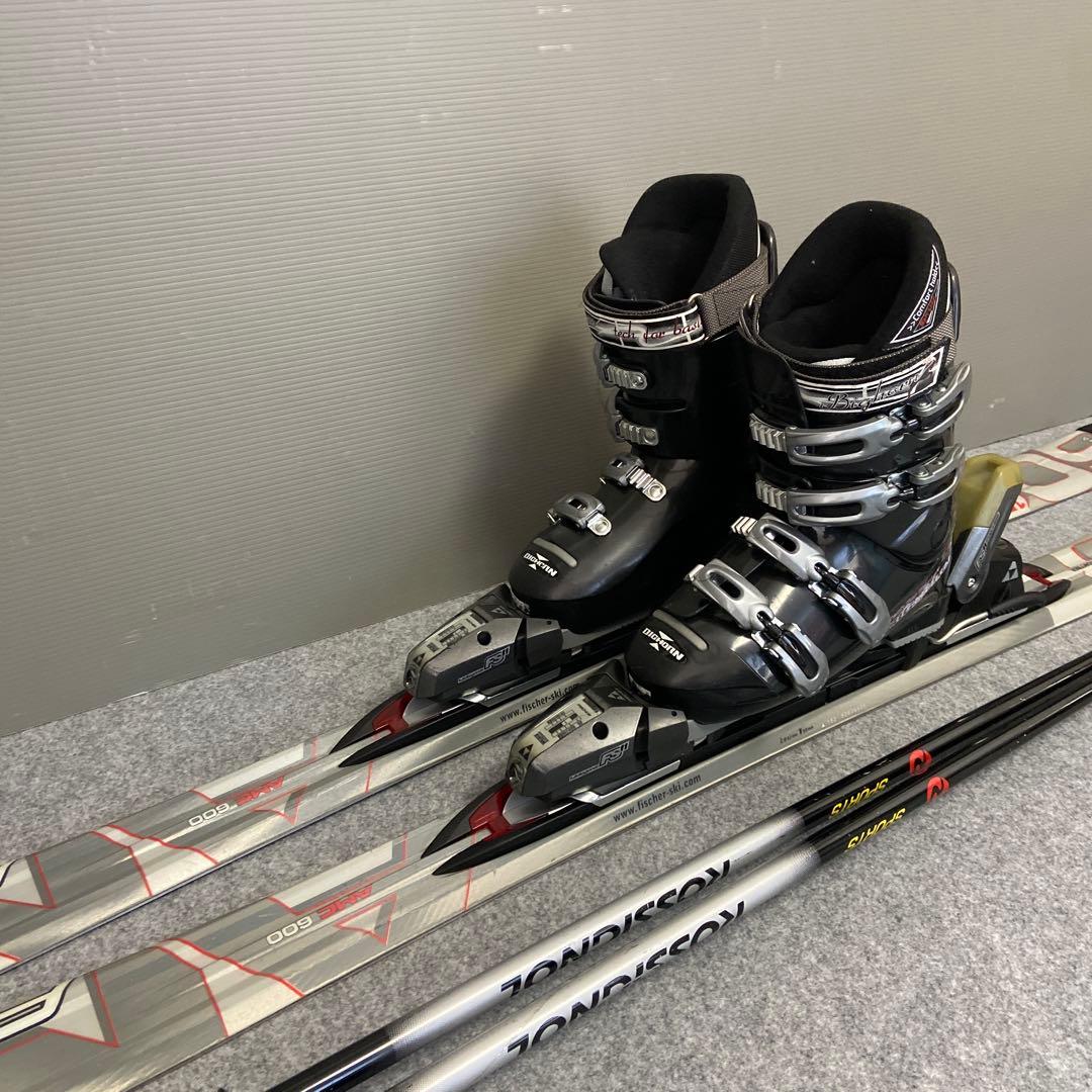 ★メンテナンス済　大人スキーセット　板152cm ブーツ 25-25.5cm