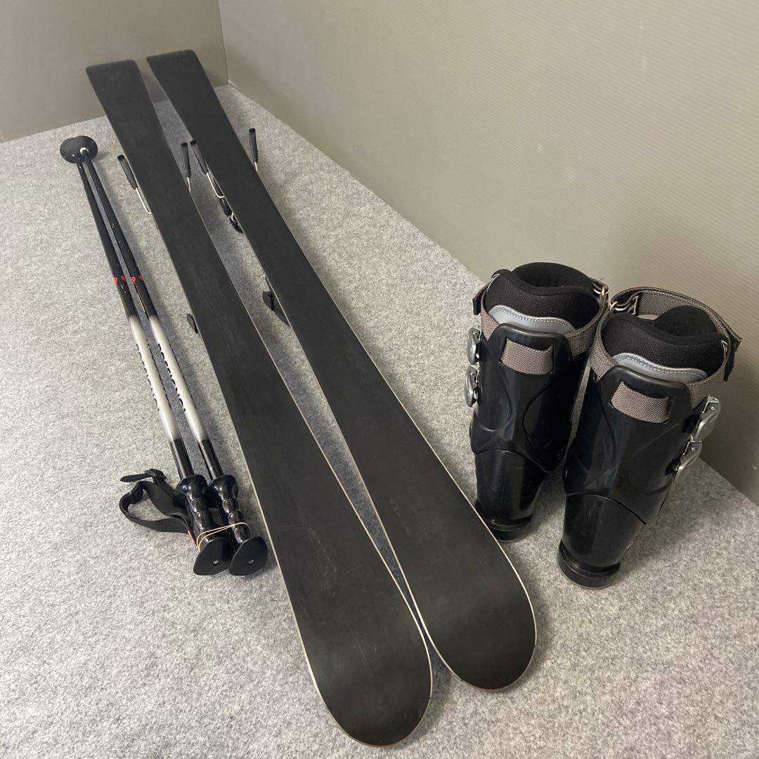 ★メンテナンス済　大人スキーセット　板152cm ブーツ 25-25.5cm