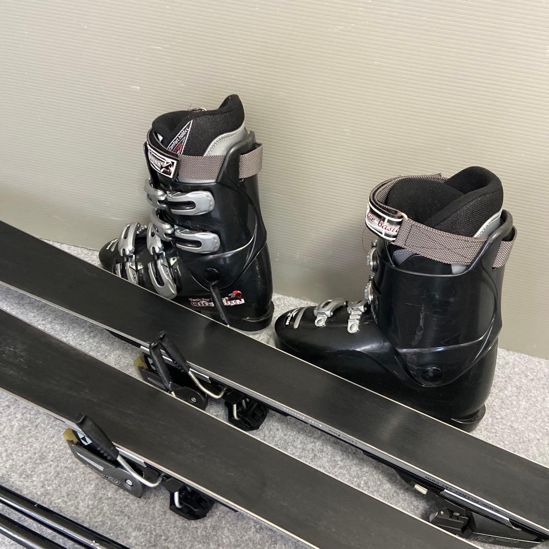 ★メンテナンス済　大人スキーセット　板152cm ブーツ 25-25.5cm