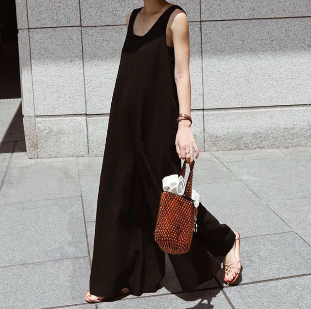 【新品】MACCHATマチャット リネン ワイドオールインワン