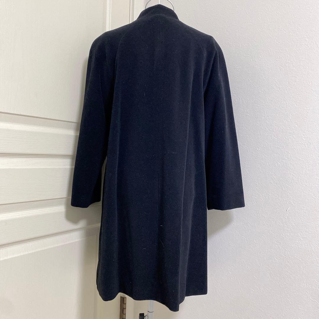【未使用タグ付】定価10万カシミア100Aラインコート シャレットブランレナウン
