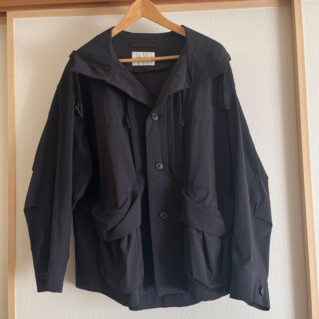 【とうふ】ズッカ　フード付きジャケット　濃紺