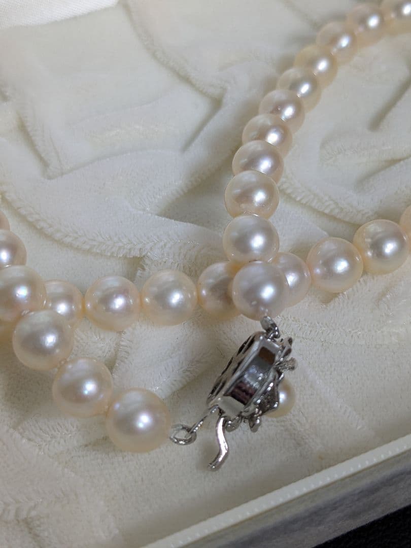 カ*り様 本真珠　パールネックレス　約7.5mm珠