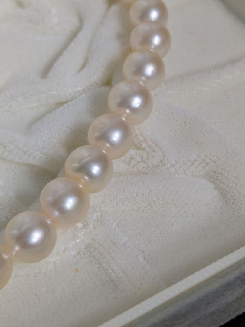 カ*り様 本真珠　パールネックレス　約7.5mm珠