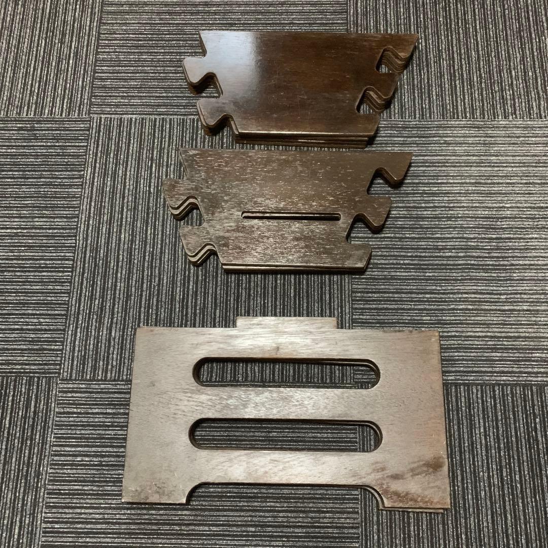 八角形木製アウトドアテーブル　ウォールナット