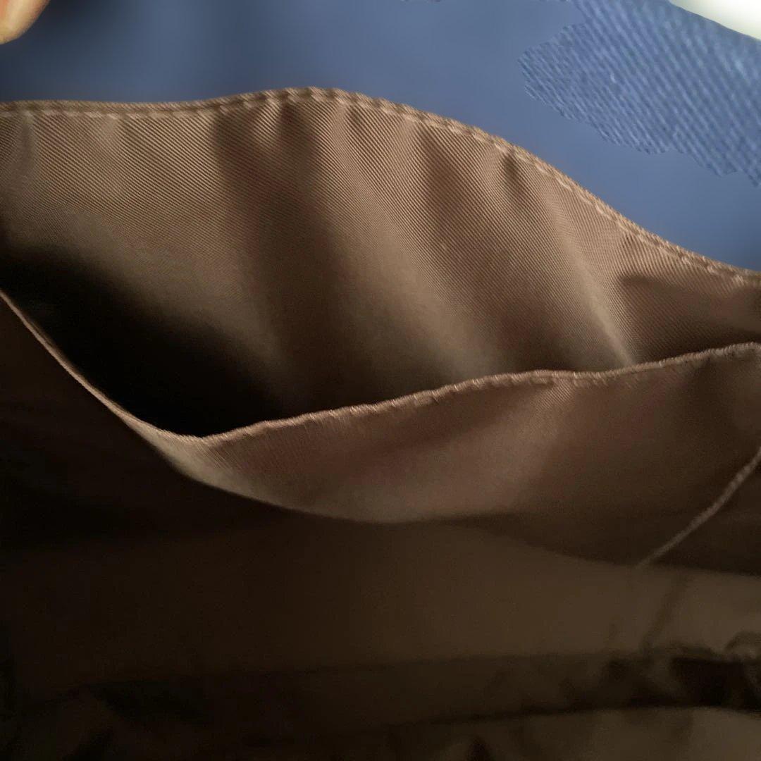 フェイラー　オールドテディ　ワッペントートバッグ　サイズ大　ネイビー