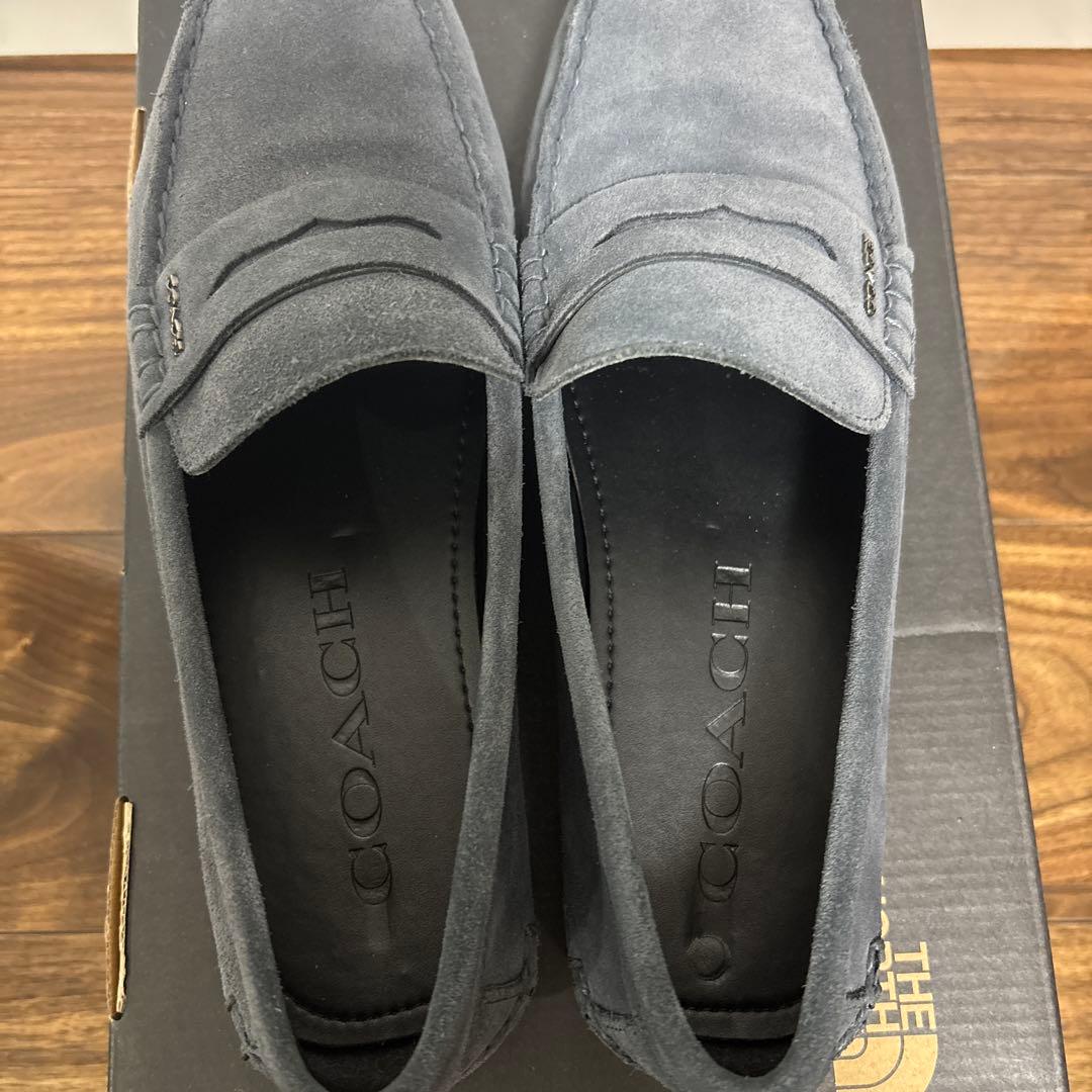 てつ　コーチ　ドライビングシューズ　26cm EUR42 ネイビー